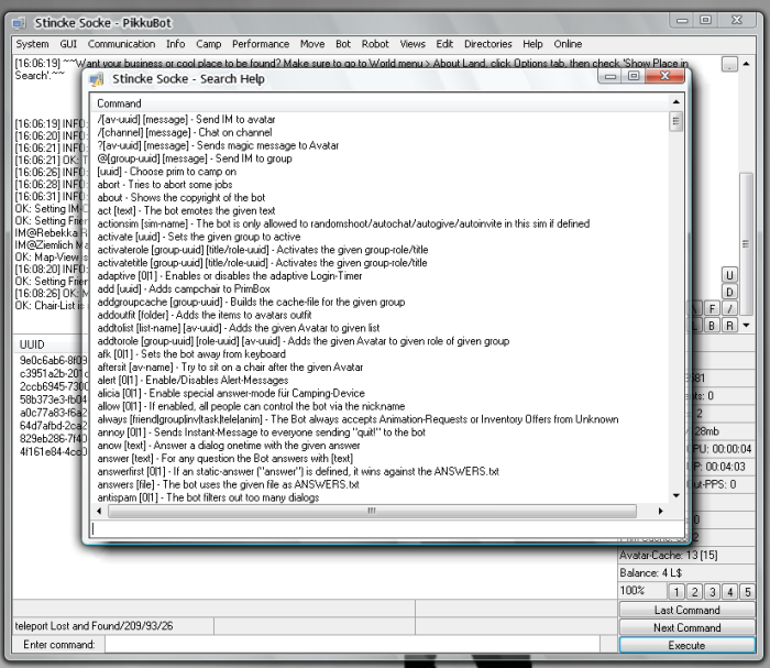 get this cool help window with command "help+" get this cool help window with command "help+"
